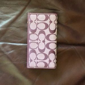 Coach Checkbook Holder- Mother's Day Sale!